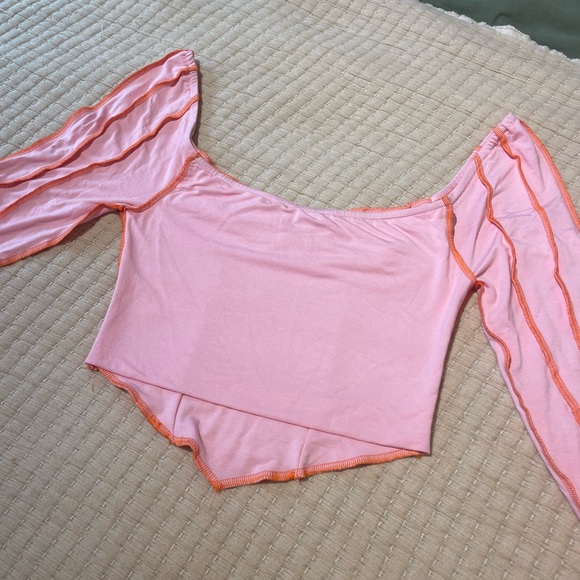 Omighty Pink and Orange Long sleeve - Picture 5 of 8